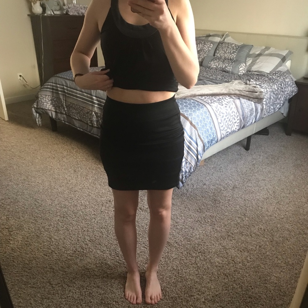 Black skirt